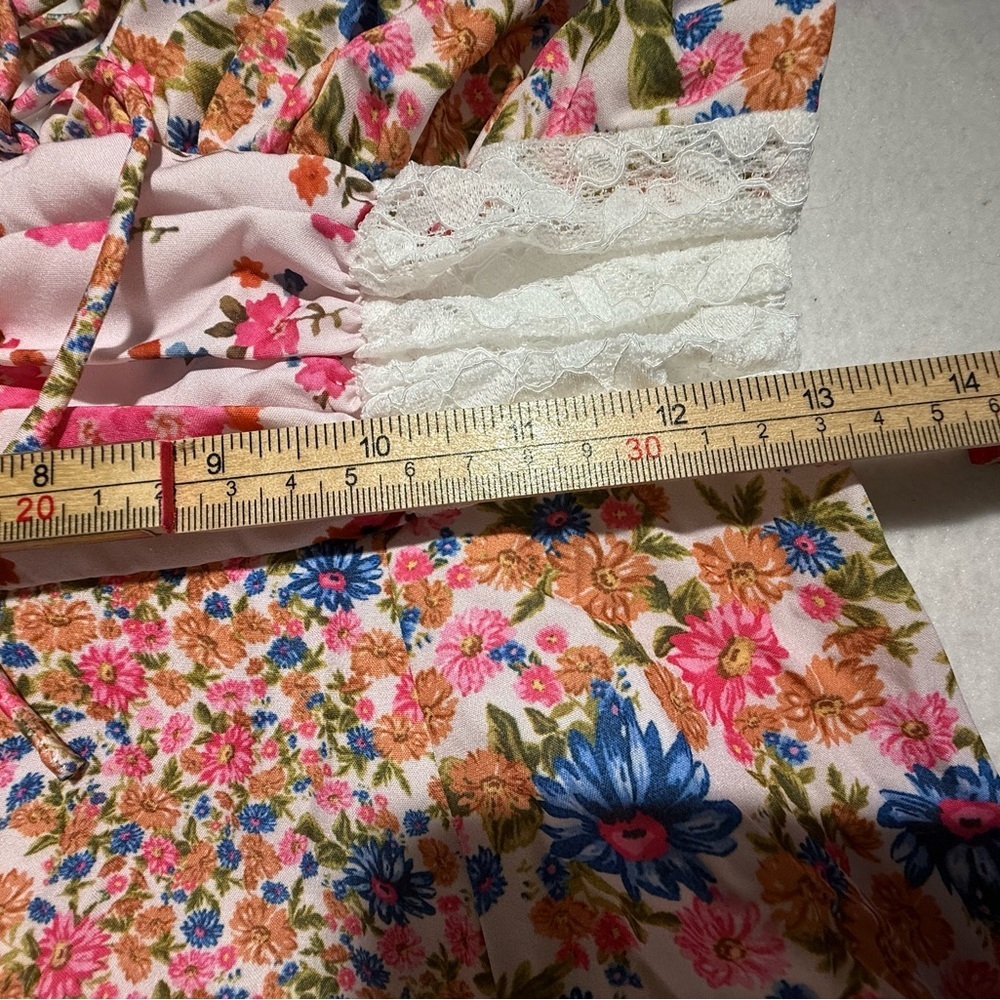 Floral Short Dress. New without tags. Size small. - Picture 12 of 12